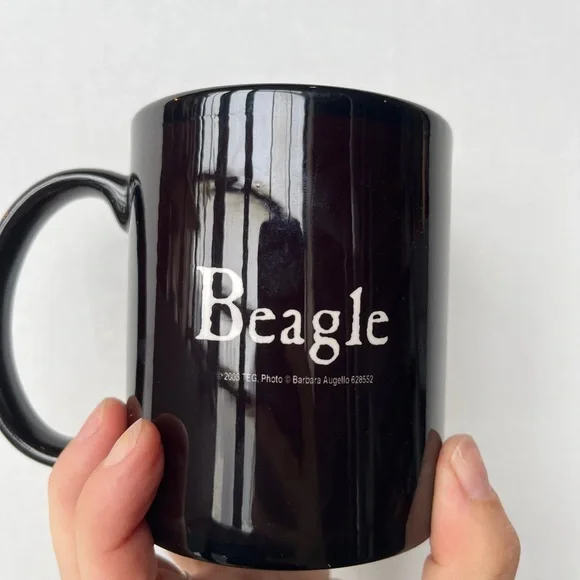 Cute Black Beagle Mug with Beagle - Picture 3 of 7